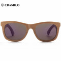 2018 Chinese retro frame spring hinge wooden sunglasses